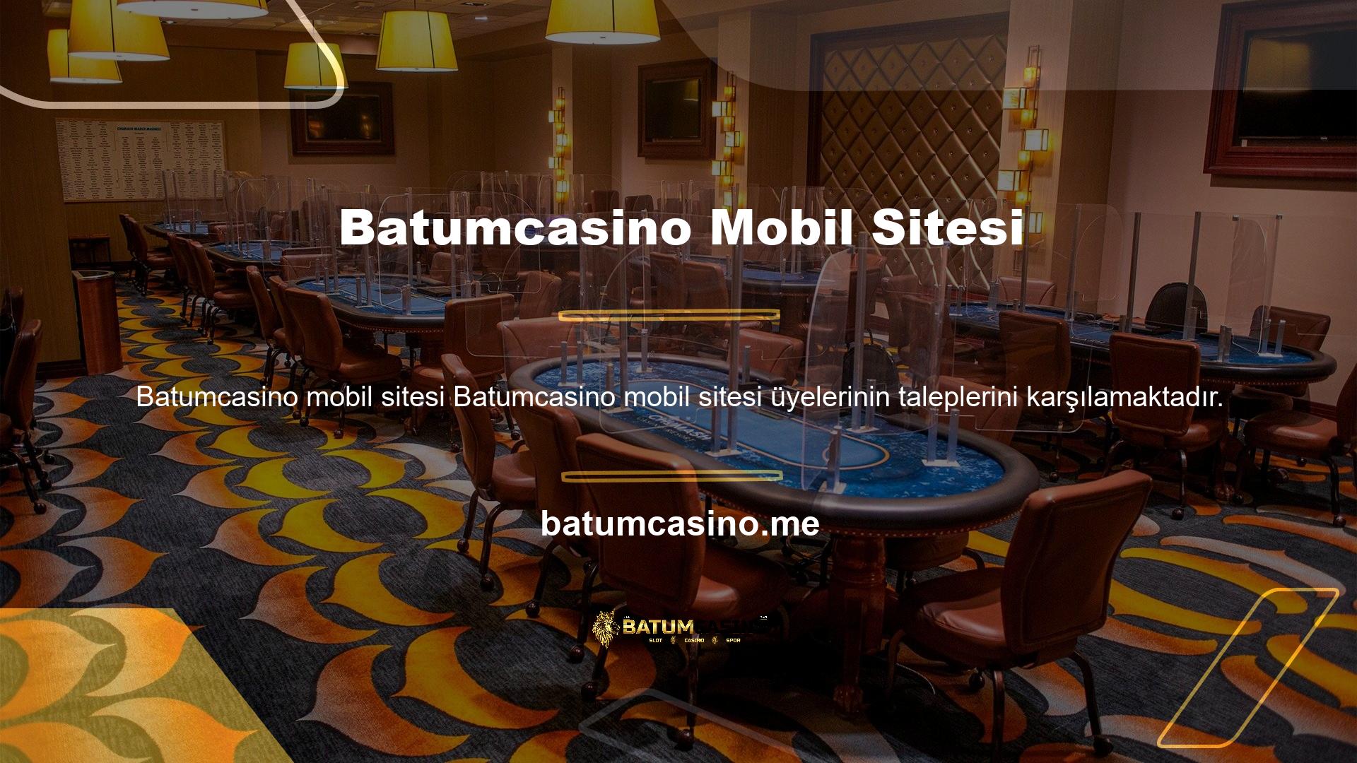 Öncelikle Batumcasino spor bahisleri ve casino oyunlarına yönelik bir sitedir